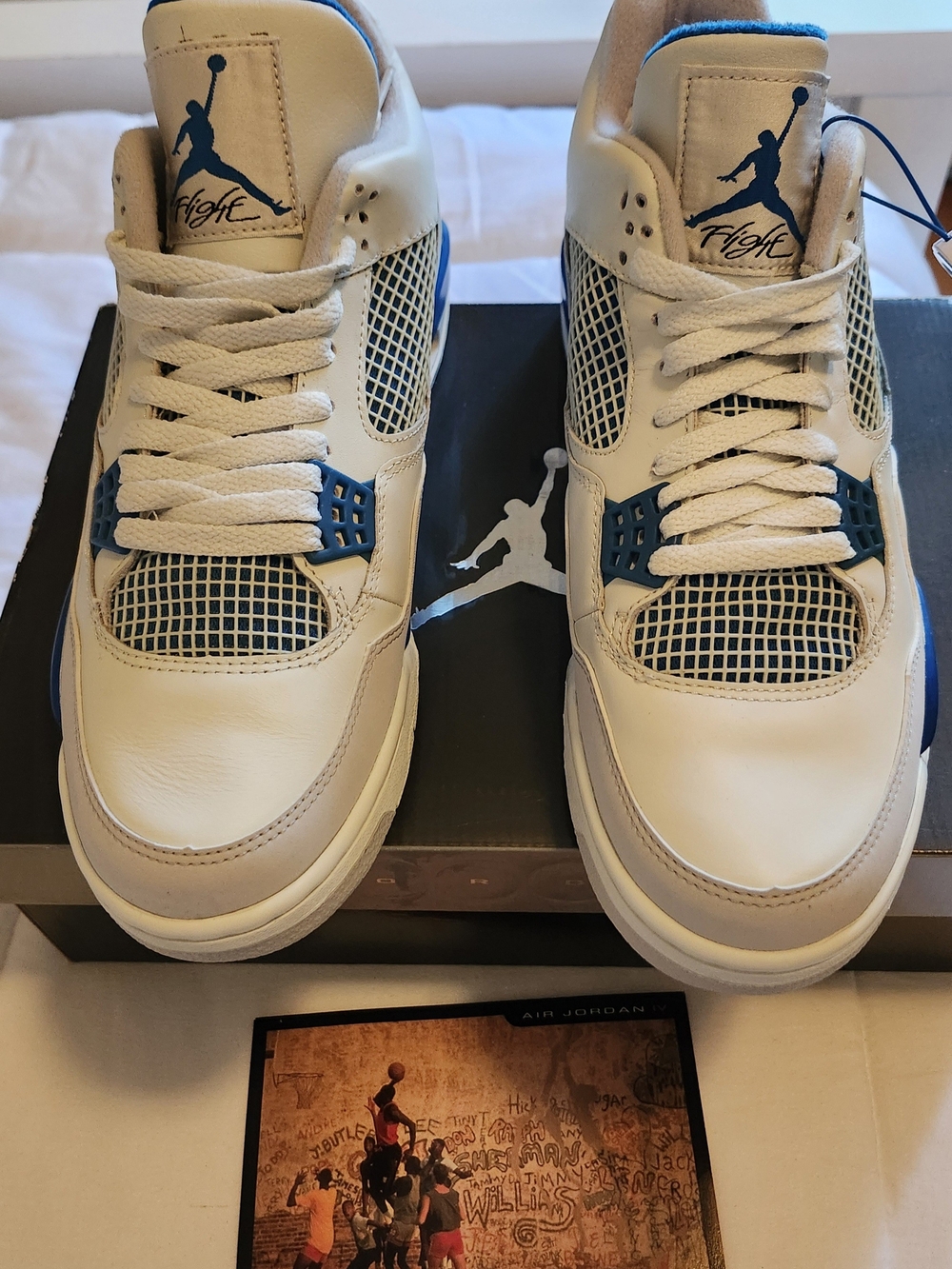 Jordan 4 Retro Military Blue (2006) Men’s Size 10 PADS BROKEN WINGS See Pictures